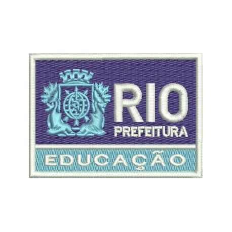 Matriz de bordado Prefeitura Rio Educação