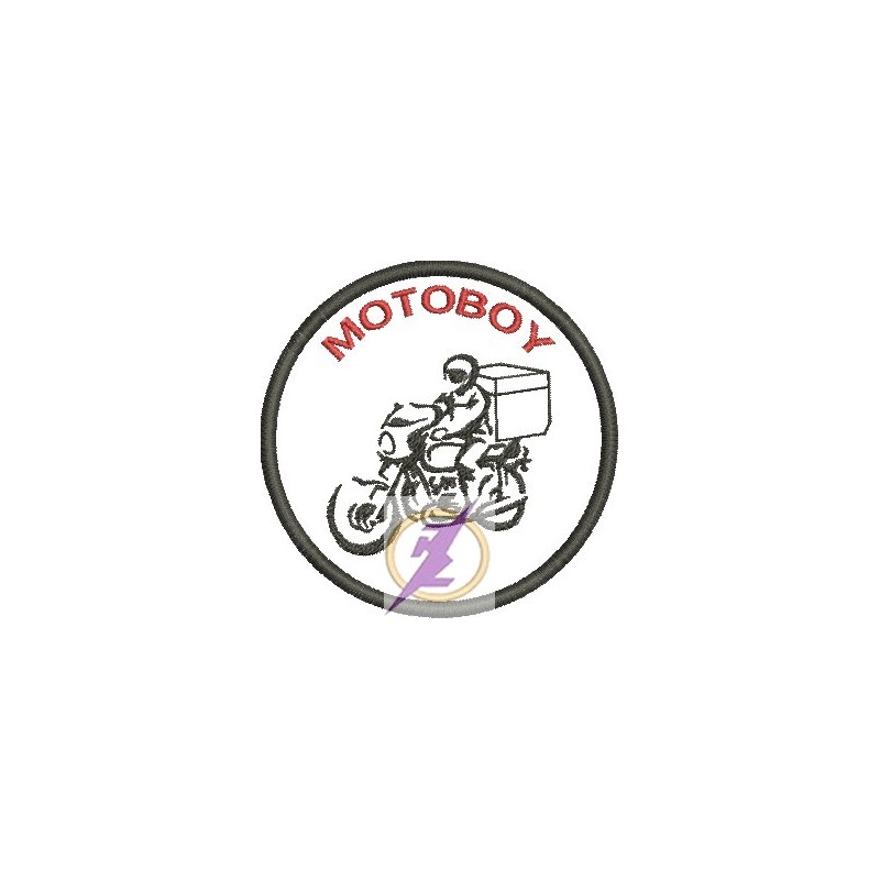 Matriz de Bordado Motoboy 01