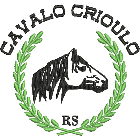 Matriz de Bordado Cavalo Crioulo 2